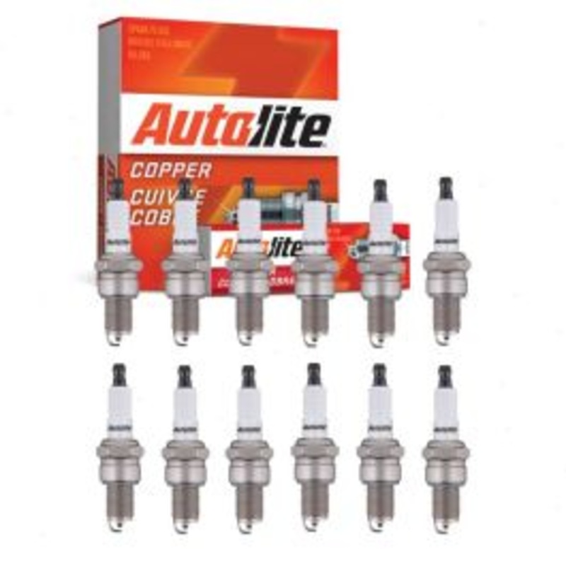 12 pc Autolite Copper Core Spark Plugs for 1976-1981 Jaguar XJS