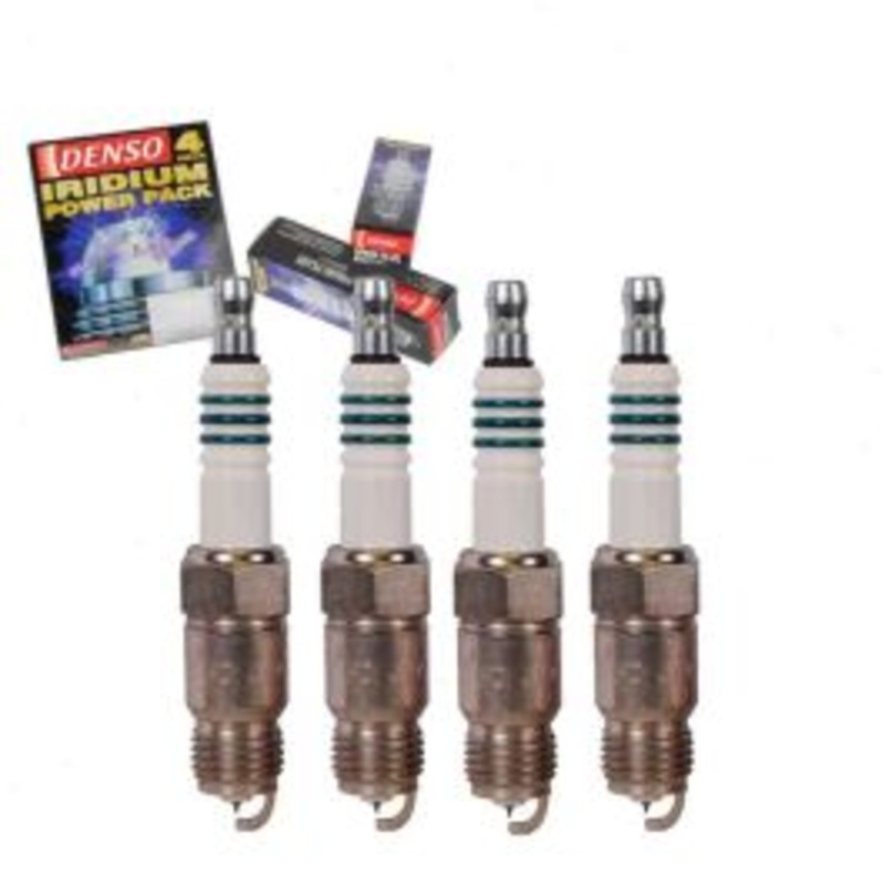 4 pc DENSO Iridium Power Spark Plugs for 1980-1991 Buick Skylark 2.5L L4