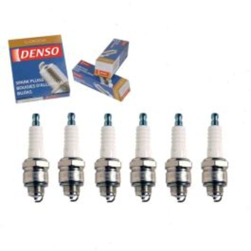 6 pc DENSO Standard U-Groove Spark Plugs for 1964-1965 Oldsmobile Vista Cruiser 3.7L V6