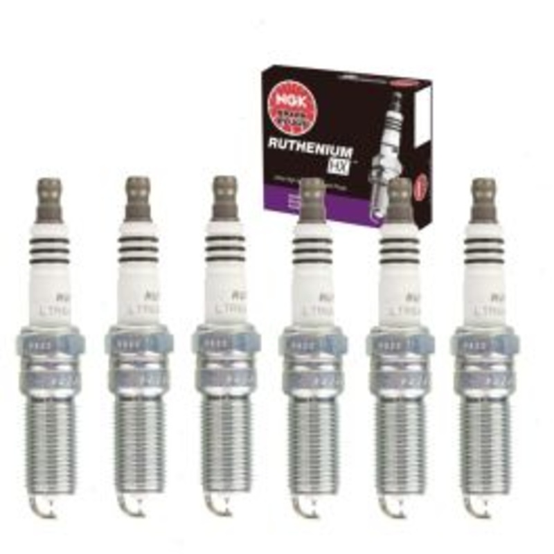 6 pc NGK Ruthenium HX Spark Plugs for 2013-2017 Ford Taurus 3.5L V6