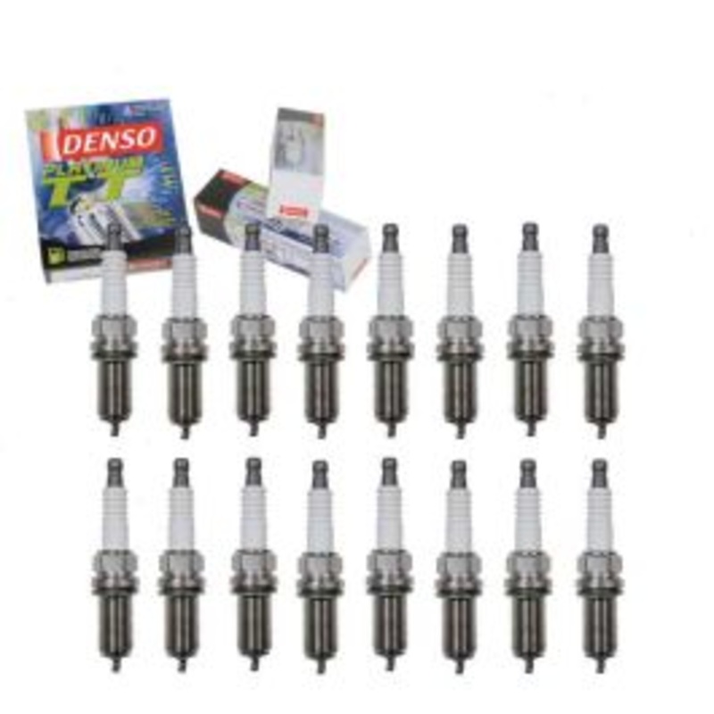 16 pc DENSO Platinum TT Spark Plugs for 2008-2010 Jeep Commander 4.7L V8