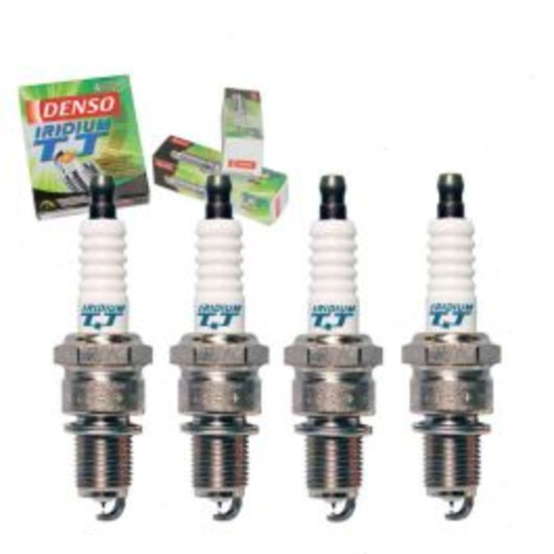 4 pc DENSO Iridium TT Spark Plugs for 1971-1979 Peugeot 504 2.0L L4