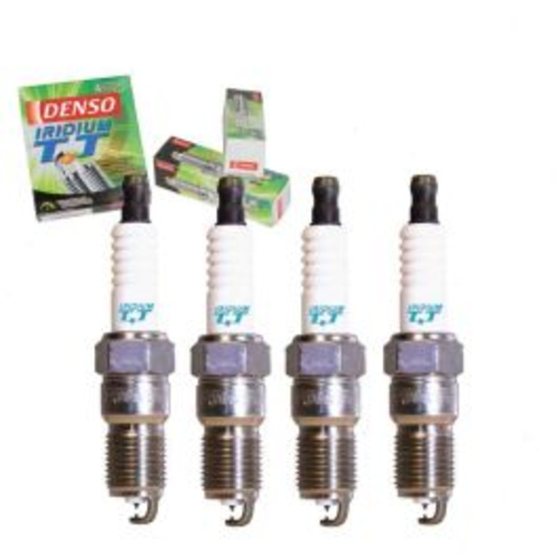 4 pc DENSO Iridium TT Spark Plugs for 1975-1976 Chevrolet Vega 2.0L L4