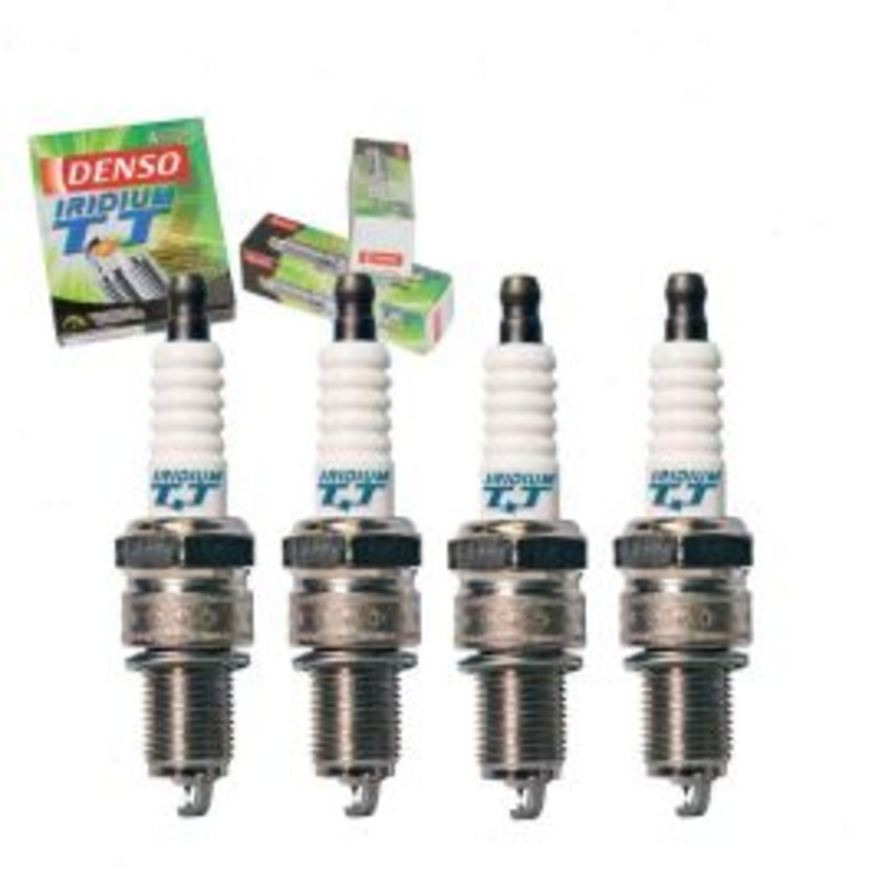 4 pc DENSO Iridium TT Spark Plugs for 1979-1987 Mazda B2000 2.0L L4