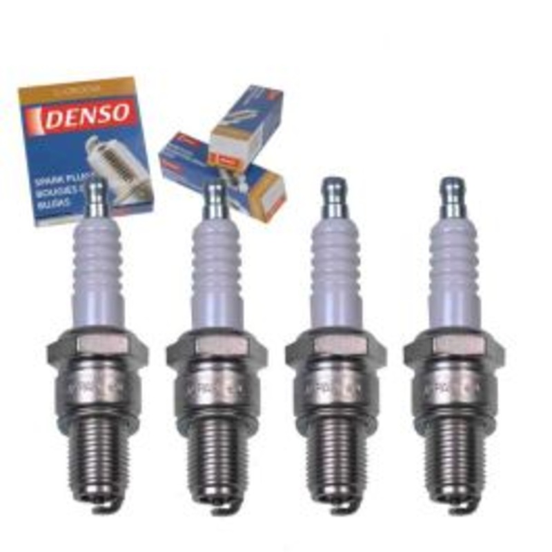 4 pc DENSO Standard U-Groove Spark Plugs for 1957-1958 MG ZB 1.5L L4