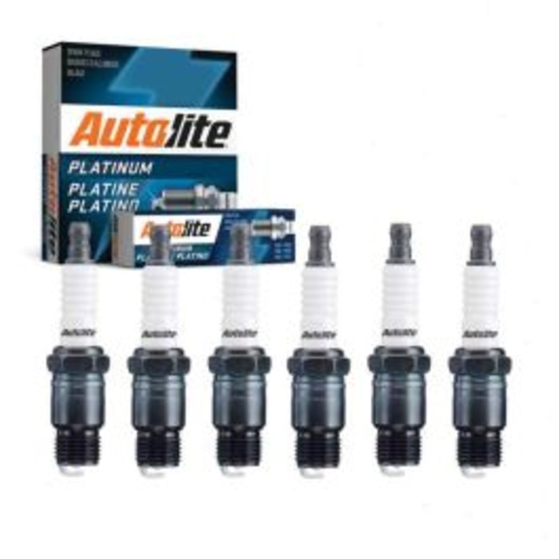 6 pc Autolite Platinum Spark Plug for 1979-1986 GMC C2500 4.8L L6
