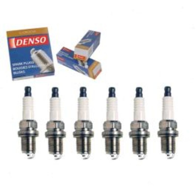6 pc DENSO Standard U-Groove Spark Plugs for 1999-2002 Nissan Quest 3.3L V6