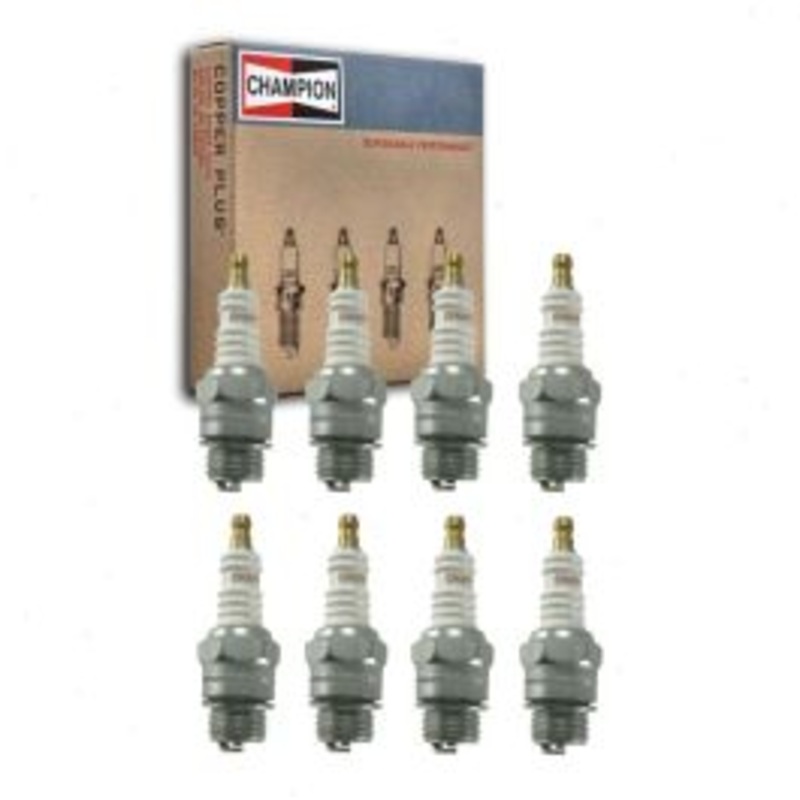 8 pc Champion Industrial Spark Plugs for 1932 Oldsmobile Model L-32 3.9L L8