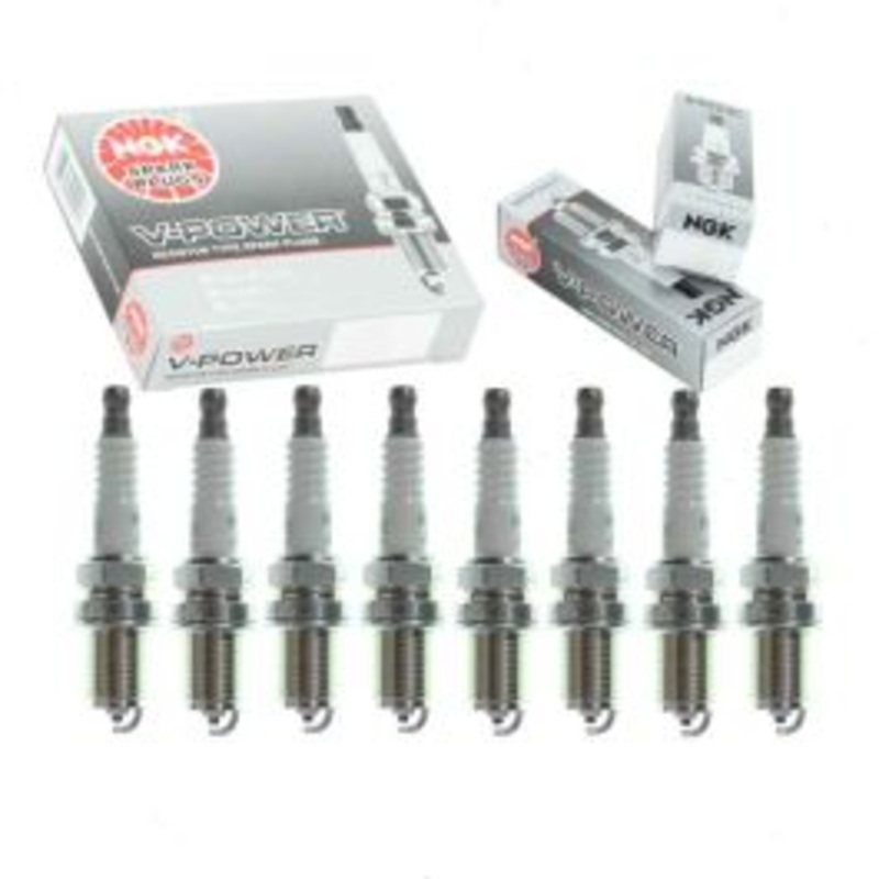 8 pc NGK V-Power Spark Plugs for 2005-2009 Land Rover LR3 4.4L V8