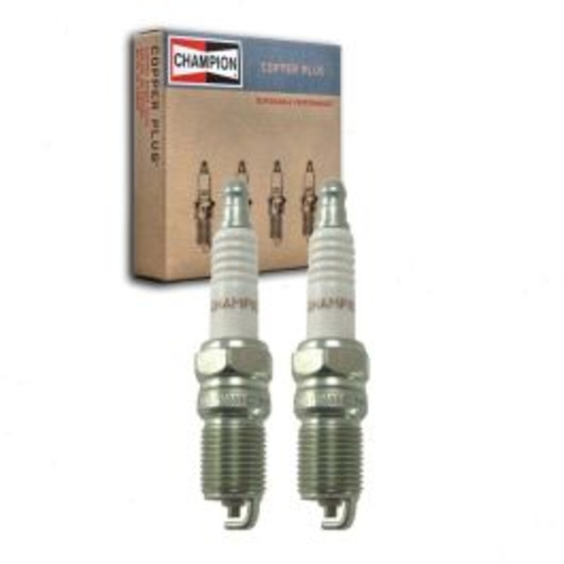 2 pc Champion Copper Plus 408 RS14YC Spark Plugs