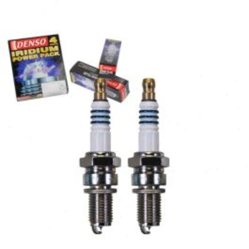 2 pc DENSO Iridium Power 5373 IX27 Spark Plugs