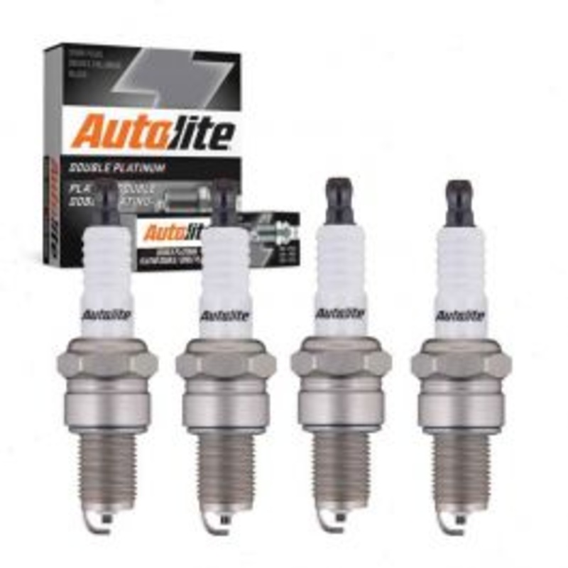 4 pc Autolite Double Platinum Spark Plug for 1983-1988 Nissan Pulsar NX 1.6L