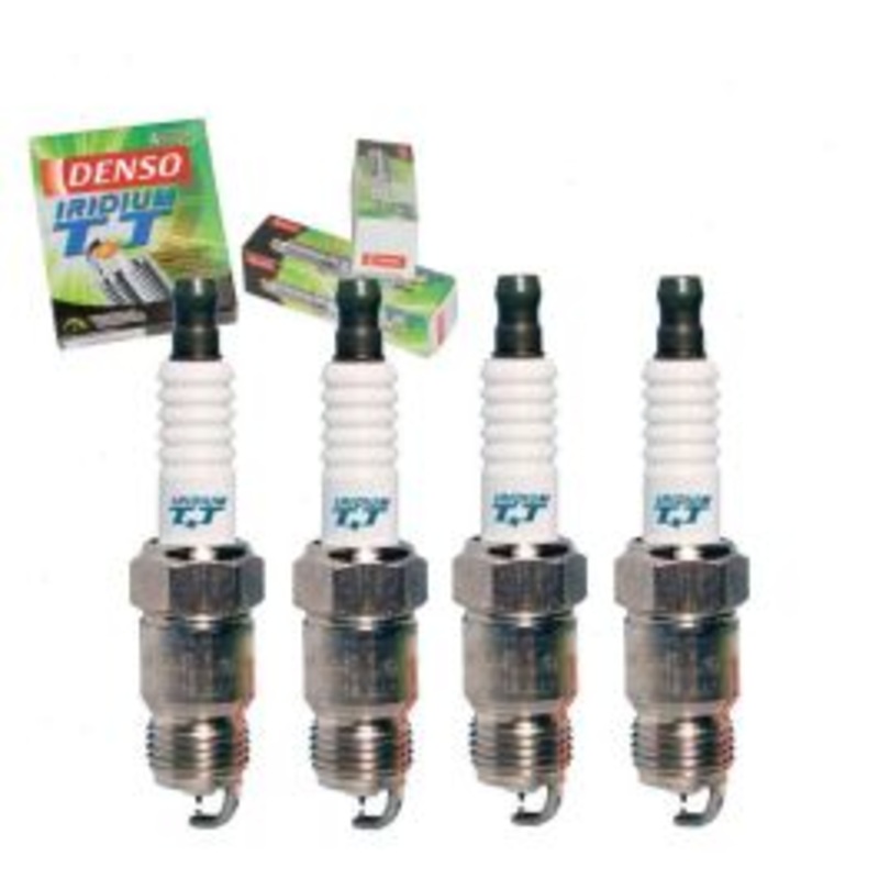 4 pc DENSO Iridium TT Spark Plugs for 1984-1988 Pontiac Fiero 2.5L L4