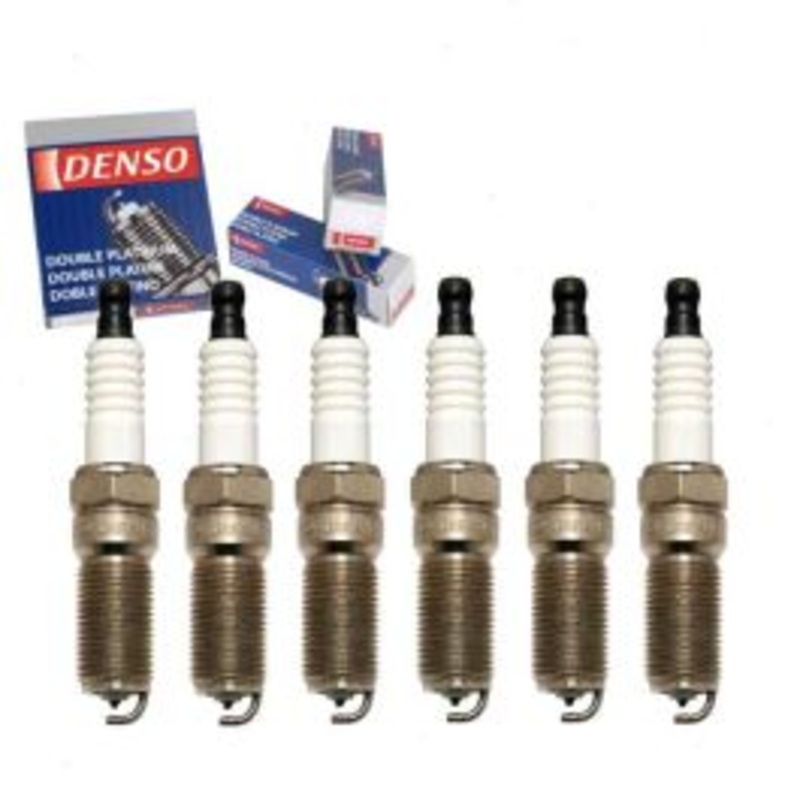 6 pc DENSO Double Platinum Spark Plugs for 2006-2009 Cadillac CTS 2.8L 3.6L V6