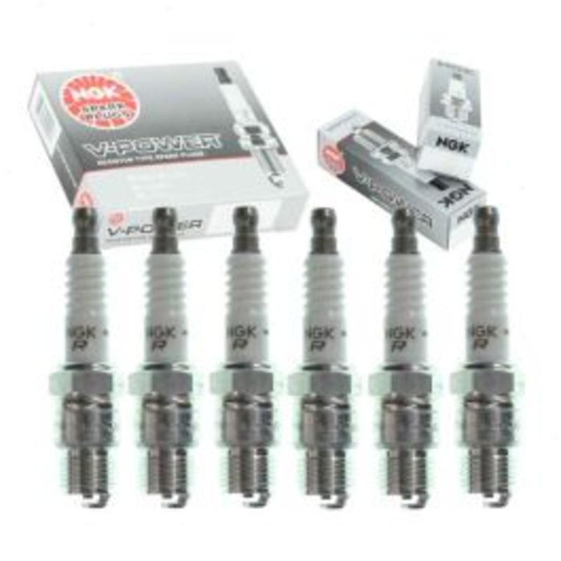 6 pc NGK V-Power Spark Plugs for 1976-1978 GMC G15 4.1L L6