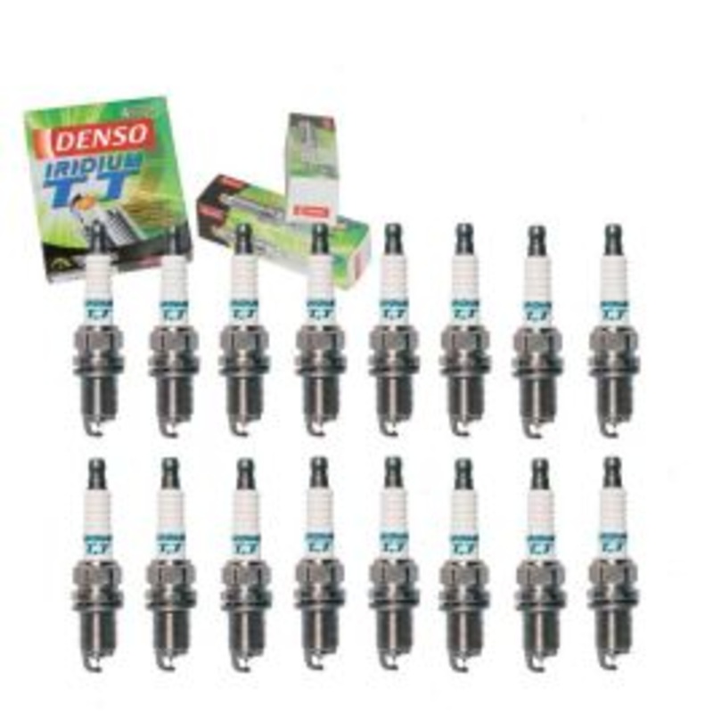 16 pc DENSO Iridium TT Spark Plugs for 2014 Ram 5500 6.4L V8