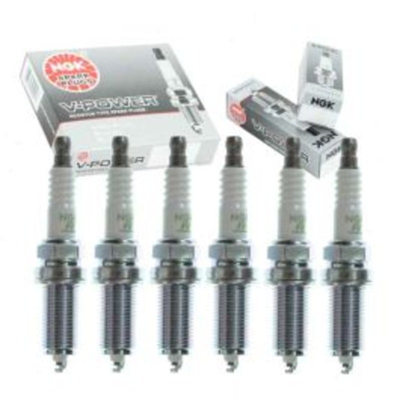 6 pc NGK V-Power Spark Plugs for 2010-2017 Subaru Outback 3.6L H6