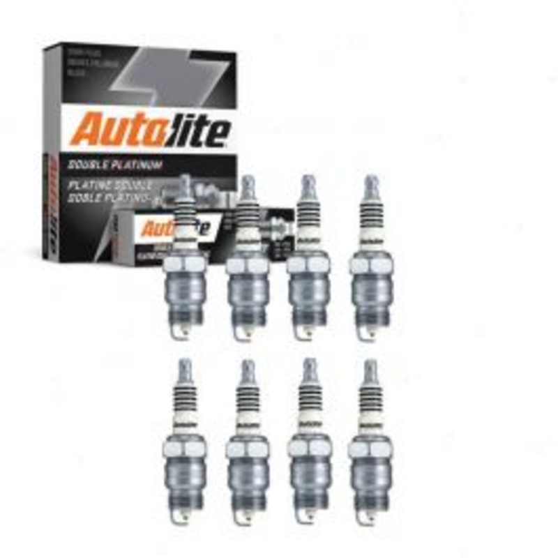 8 pc Autolite Double Platinum Spark Plug for 1960 Ford Starliner 5.8L V8