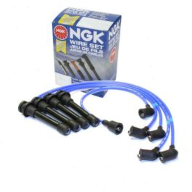 NGK Spark Plug Wire Set for 1991-1994 Nissan 240SX 2.4L L4