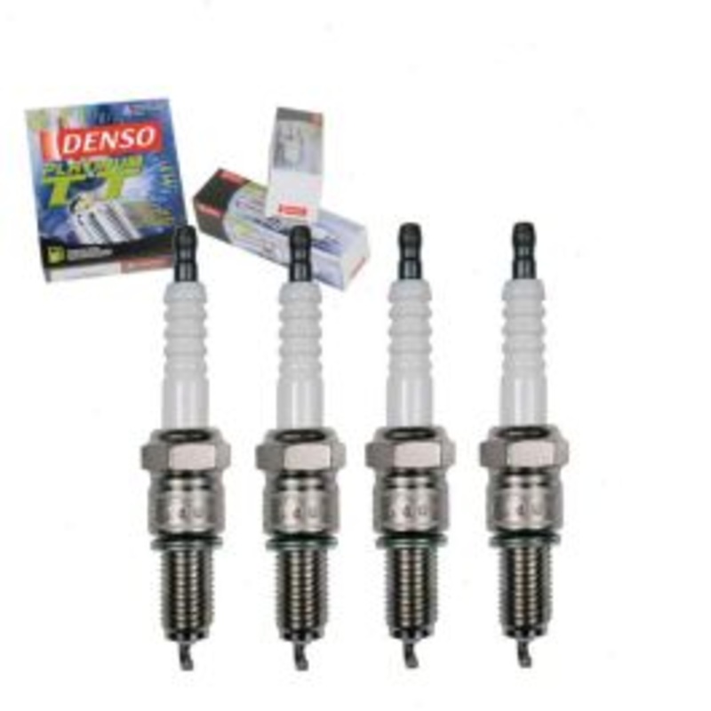 4 pc DENSO Platinum TT Spark Plugs for 1971-1972 Mercury Capri 1.6L L4