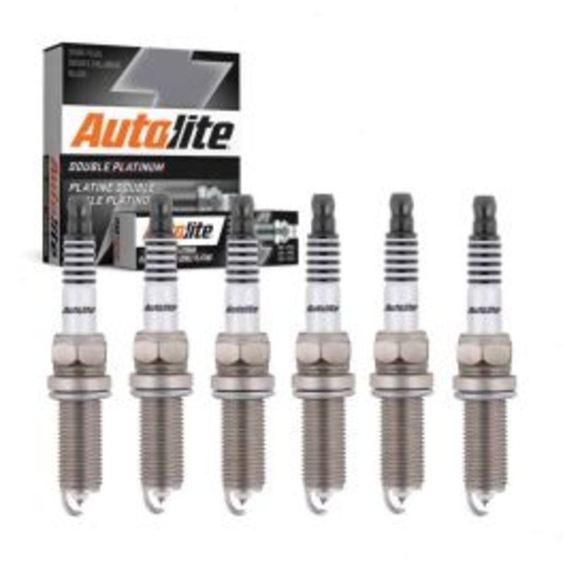6 pc Autolite Double Platinum APP5682 Spark Plug