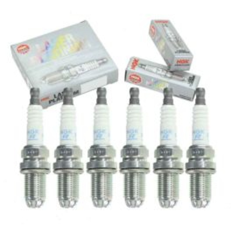 6 pc NGK Laser Platinum Spark Plugs for 2001-2006 BMW X5 3.0L L6