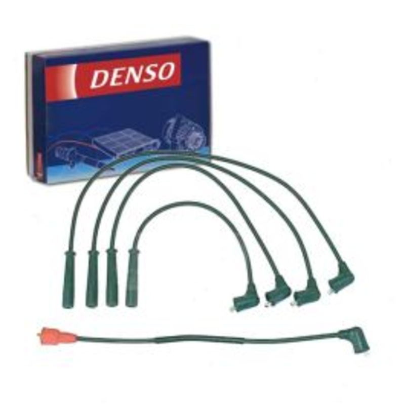 DENSO Spark Plug Wire Set for 1986-1987 Subaru Standard 1.6L H4