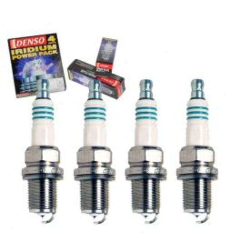4 pc DENSO Iridium Power Spark Plugs for 1989-1992 Daihatsu Charade 1.3L L4