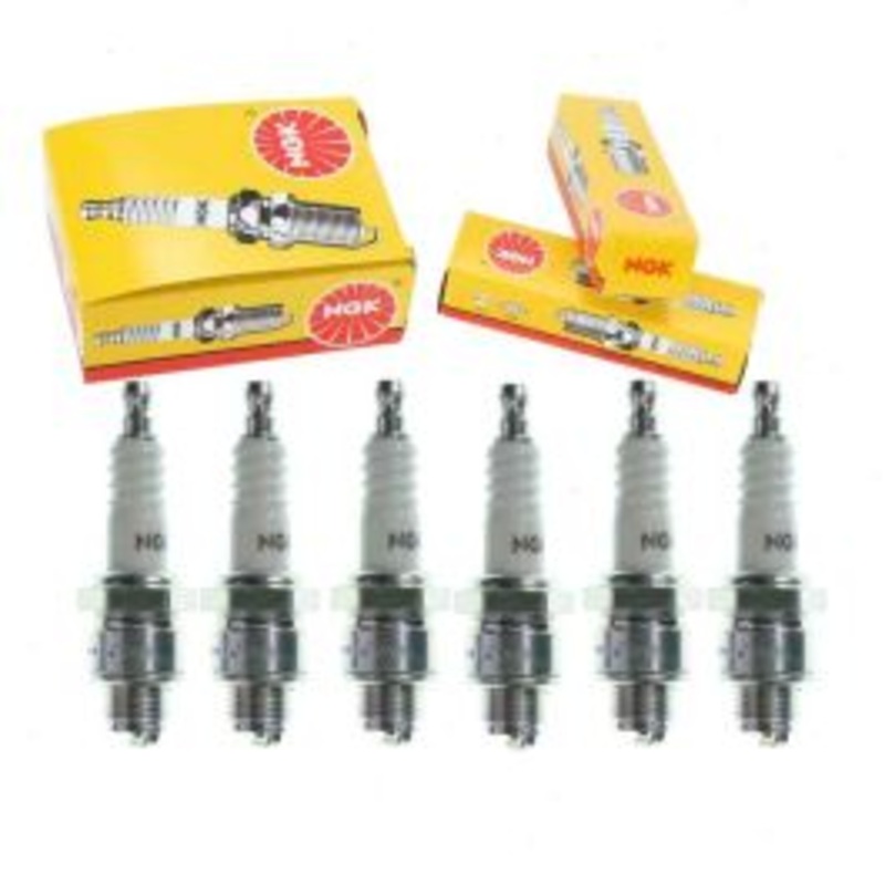 6 pc NGK Standard Spark Plugs for 1954 Ford Victoria 3.6L L6