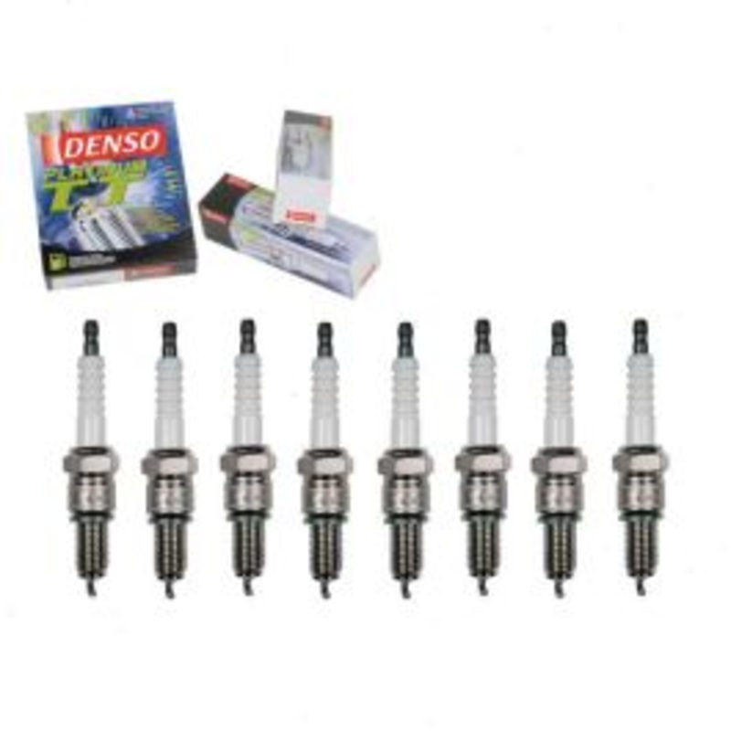 8 pc DENSO Platinum TT Spark Plugs for 1968-1972 Plymouth Road Runner 5.6L 7.0L V8