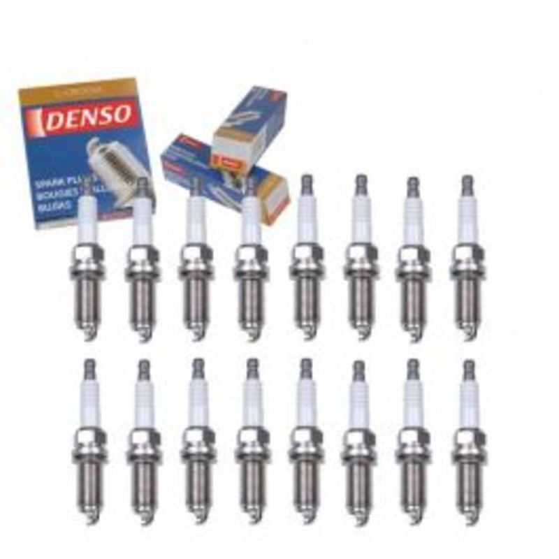16 pc DENSO Standard U-Groove Spark Plugs for 2010 Dodge Dakota 4.7L V8
