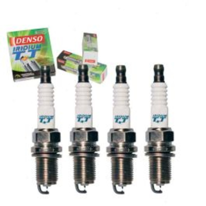 4 pc DENSO Iridium TT Spark Plugs for 1999-2002 Saturn SL1 1.9L L4
