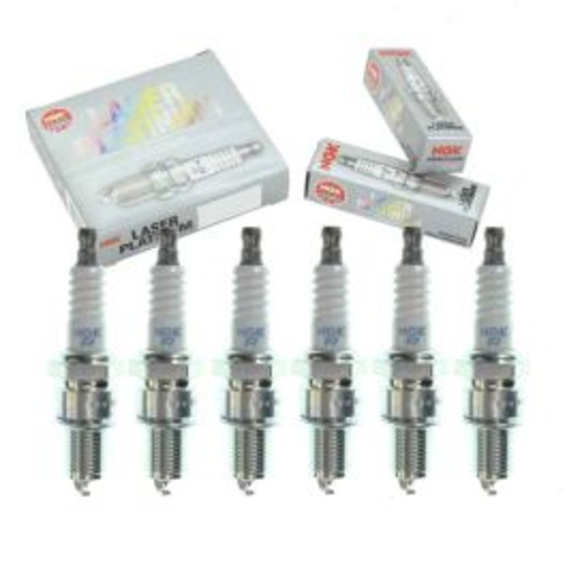 6 pc NGK Laser Platinum Spark Plugs for 1992-1994 Dodge Shadow 3.0L V6