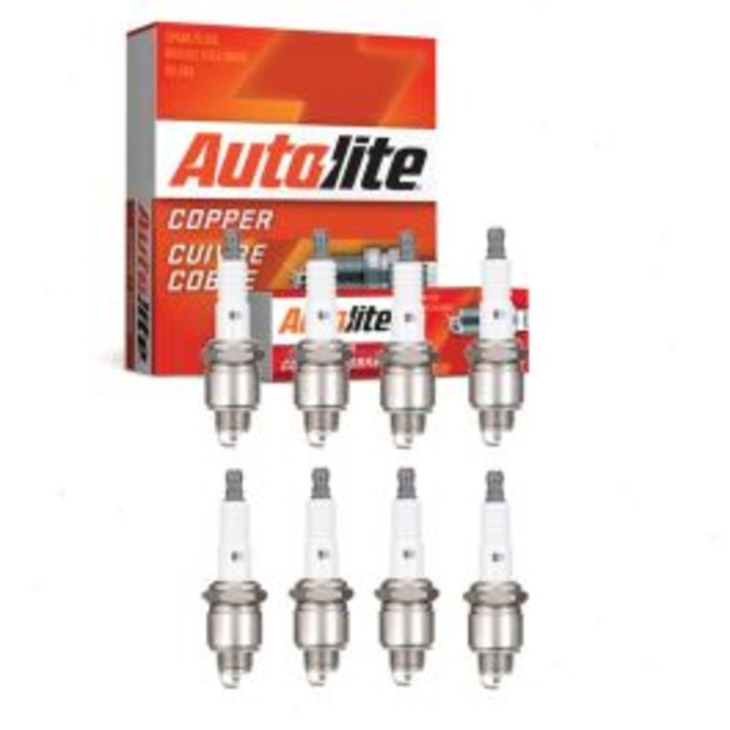 8 pc Autolite Copper Core Spark Plugs for 1961-1970 Oldsmobile Cutlass 5.4L 5.7L 6.6L 7.5L V8