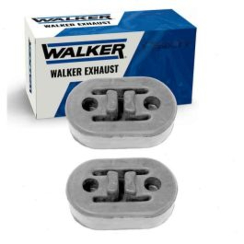 2 pc Walker Exhaust System Insulators for 2011-2015 Lincoln MKX 3.7L V6