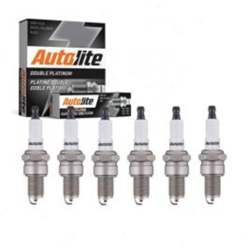 6 pc Autolite Double Platinum Spark Plug for 1967-1974 Reliant Scimitar 2.5L