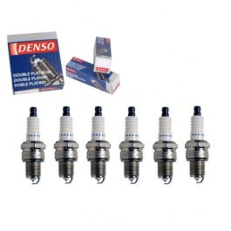 6 pc DENSO Double Platinum Spark Plugs for 1977-1980 Mercedes-Benz 280SE 2.8L L6