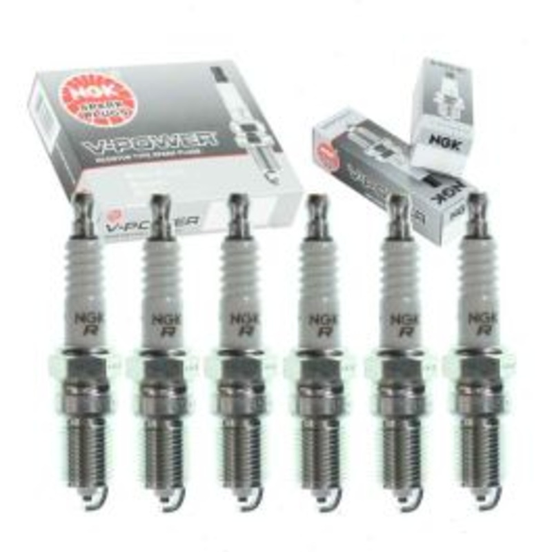 6 pc NGK V-Power Spark Plugs for 1987-1988 Oldsmobile Cutlass Cruiser 3.8L V6