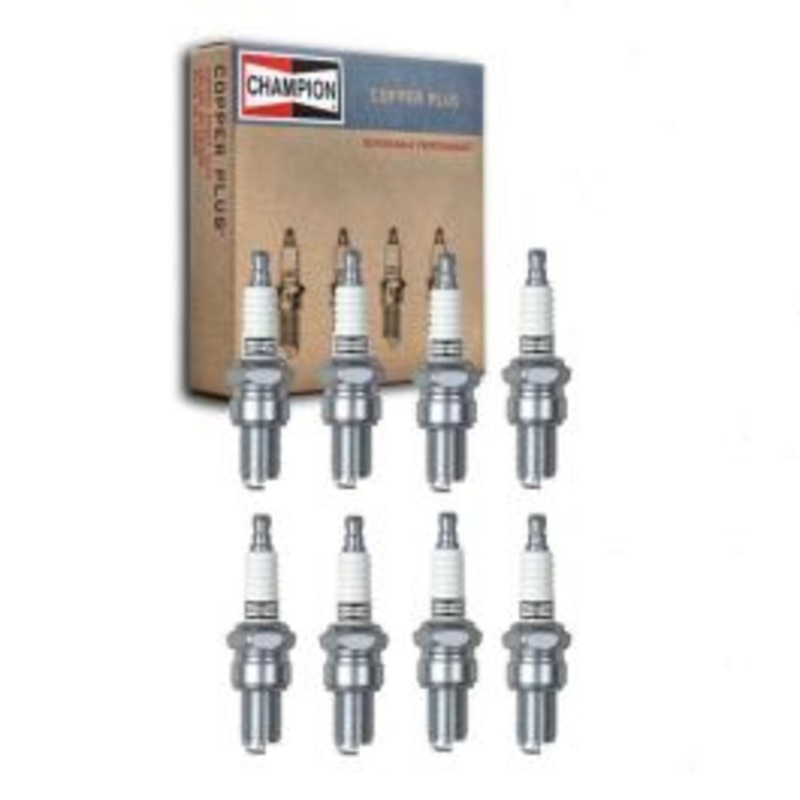 8 pc Champion Copper Plus Spark Plugs for 1959-1965 Fargo FW100 Pickup 5.1L 5.2L V8