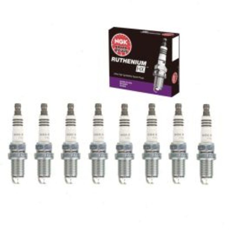 8 pc NGK Ruthenium HX Spark Plugs for 2006-2009 Land Rover Range Rover 4.4L V8