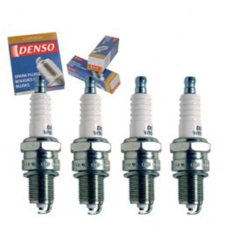 4 pc DENSO Standard U-Groove Spark Plugs for 1990-1991 Yugo Cabrio 1.3L L4