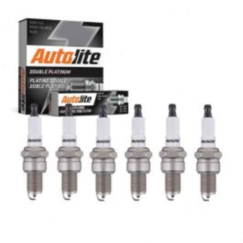 6 pc Autolite Double Platinum Spark Plug for 1960-1968 Jaguar 3.4