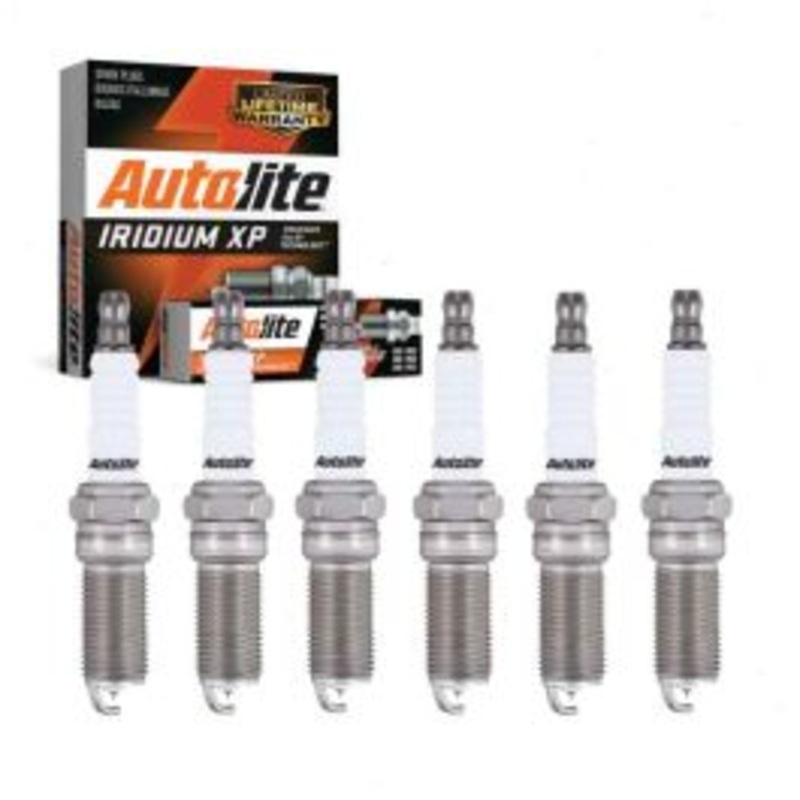 6 pc Autolite Iridium XP Spark Plug for 2009-2013 Lincoln MKS 3.7L V6