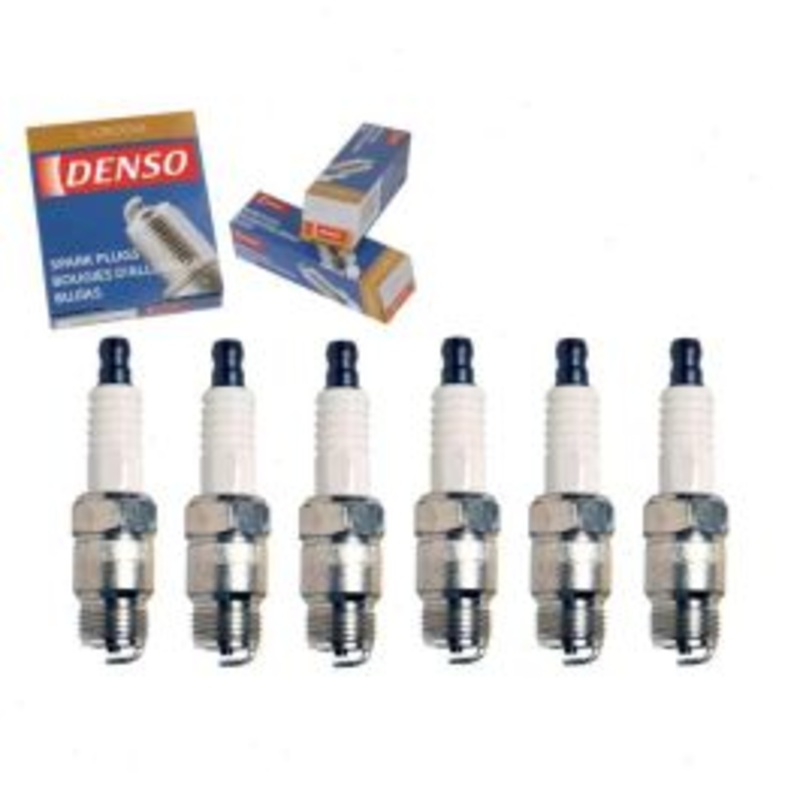 6 pc DENSO Standard U-Groove Spark Plugs for 1979-1986 GMC C3500 4.8L L6