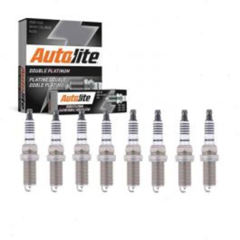 8 pc Autolite Double Platinum Spark Plug for 2008-2018 Porsche Cayenne 4.8L