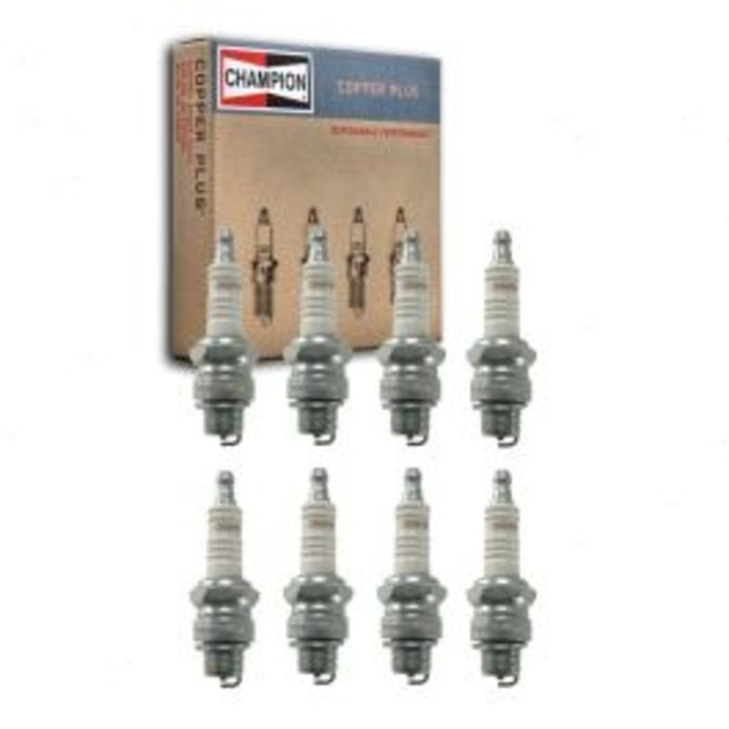 8 pc Champion Copper Plus Spark Plugs for 1951-1952 Hudson Commodore Series 4.2L L8