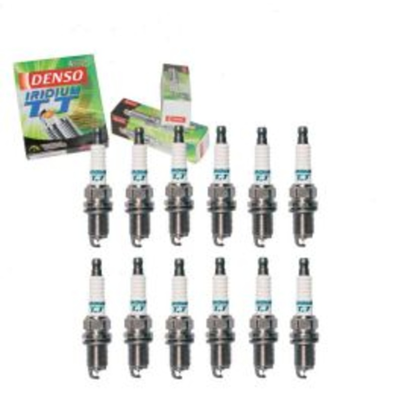 12 pc DENSO Iridium TT Spark Plugs for 2001-2004 Chevrolet Tracker 2.5L V6