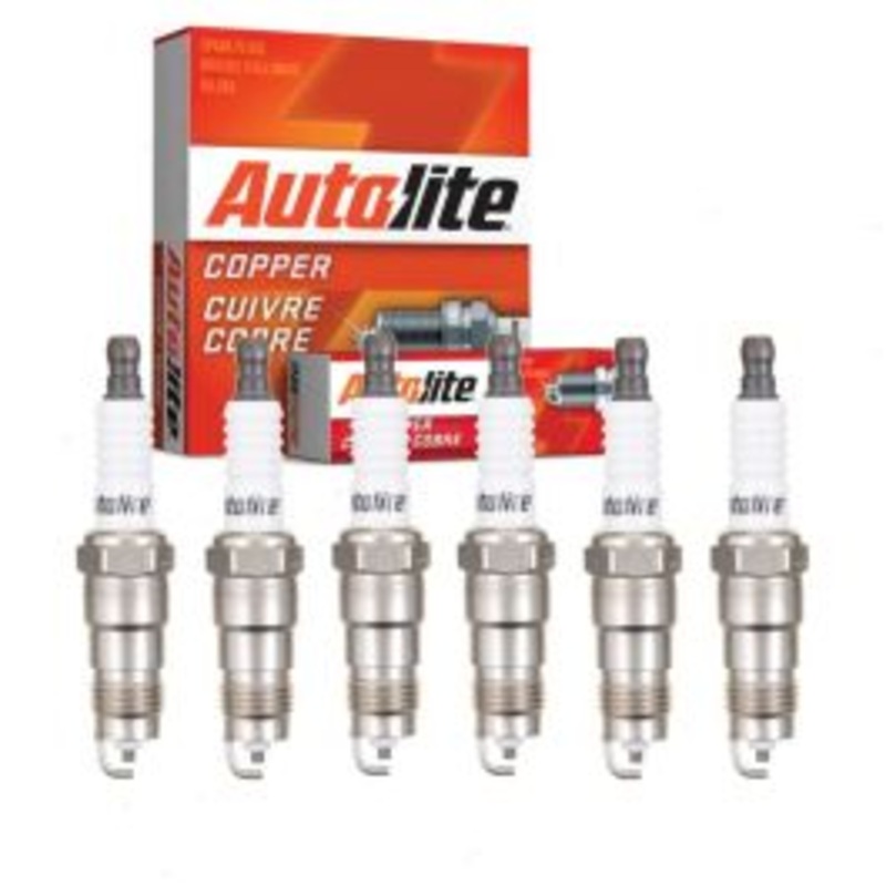 6 pc Autolite Copper Core Spark Plugs for 1984-1986 Mercury Marquis 3.8L V6