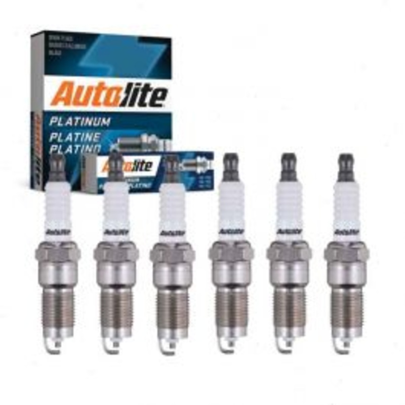 6 pc Autolite Platinum Spark Plug for 2003 Ford E-250 4.2L V6