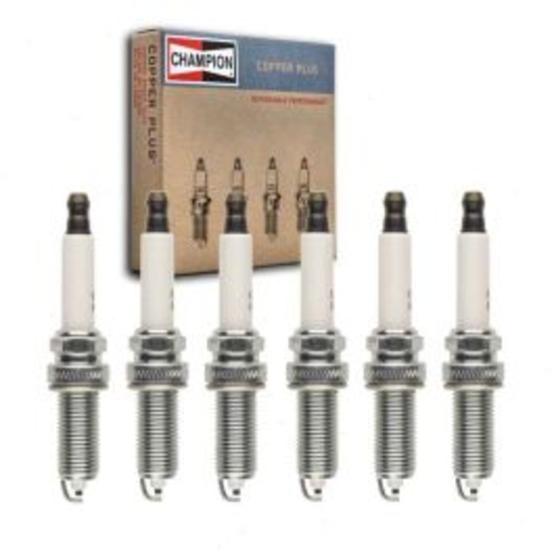 6 pc Champion Copper Plus Spark Plugs for 2013 Infiniti JX35 3.5L V6
